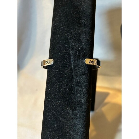 Silver Tone Cuff Bracelet “We go together like drunk and disorderly” - Picture 3 of 3